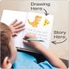 Oxford Primary Composition Notebooks, Kids Handwriting & Drawing Story Journal, Pre-K, Grades K-2, 100 Sheets/200 Pages, 9 3/4 x 7 1/2, (63784) (Pack of 4)(Pack of 4)