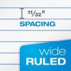 Oxford Spiral Notebook 6 Pack, Bulk Wide Ruled Spiral Notebooks for School, 1 Subject Journal, Wide Ruled Paper, 8 x 10-1/2 Inch, Blue, Yellow, Red, Light Blue, Green and Black, 70 Sheets (65010)(6 Count (Pack of 1))