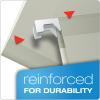 Pendaflex 04152 1/5 BLA Reinforced Hanging File Folders, Letter Size, Black, 1/5 Cut, 25/BX (4152 1/5 BLA)(Gray)
