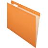 Pendaflex 04152 1/5 BLA Reinforced Hanging File Folders, Letter Size, Black, 1/5 Cut, 25/BX (4152 1/5 BLA)(Orange)