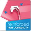 Pendaflex 04152 1/5 BLA Reinforced Hanging File Folders, Letter Size, Black, 1/5 Cut, 25/BX (4152 1/5 BLA)(Pink)