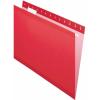 Pendaflex 04152 1/5 BLA Reinforced Hanging File Folders, Letter Size, Black, 1/5 Cut, 25/BX (4152 1/5 BLA)(Red)