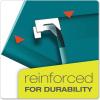 Pendaflex 04152 1/5 BLA Reinforced Hanging File Folders, Letter Size, Black, 1/5 Cut, 25/BX (4152 1/5 BLA)(Teal)