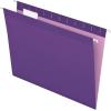 Pendaflex 04152 1/5 BLA Reinforced Hanging File Folders, Letter Size, Black, 1/5 Cut, 25/BX (4152 1/5 BLA)(Violet)