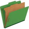 Pendaflex® Classification Folders, 1 Divider, 2″ Fasteners, Letter, Dark Green, 10/Box (23733P), Specialty(Dark Green)