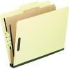 Pendaflex® Classification Folders, 1 Divider, 2″ Fasteners, Letter, Dark Green, 10/Box (23733P), Specialty(Green)