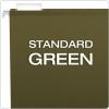 Pendaflex Extra Capacity Reinforced Hanging File Folders, 2″, Legal Size, Standard Green, 1/5 Cut, 25/BX (4153×2)(4″)