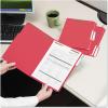 Pendaflex Fastener Folders, 2 Fasteners, Letter Size, Blue, 1/3 Cut Tabs in Left, Right, Center Positions, 50 per Box (22040GW)(Red)