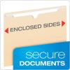 Pendaflex File Jackets, Flat, No Expansion, Manila, Letter Size, Straight Cut Tab, 100/Box