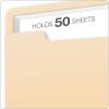 Pendaflex File Jackets, Flat, No Expansion, Manila, Letter Size, Straight Cut Tab, 100/Box