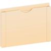 Pendaflex File Jackets, Letter Size, Manila, 2″ Expansion, Reinforced Straight-Cut Tabs with Thumb Cut, 50 per Box (22200EE), Beige(2-Inch Expansion)