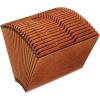 Pendaflex Heavy Duty Expanding File Folder – 21 Pockets with A-Z Tabs & Blank Customizable 1/3 Tabs – Alphabetical File Organizer – Durable, Letter Size – For Office, School & Home Use, Brown – 1 Unit