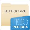 Pendaflex Reinforced Tab File Folders, Letter Size, Manila, 1/3-Cut, 100 Per Box (R752 1/3)(Letter (Pack of 5))