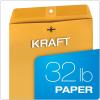 Quality Park 12 x 15-1/2 Clasp Envelopes, Clasp and Gummed Closures, for Oversized Papers, Drawings or Posters, 32 lb Kraft Paper, 100/Box (QUA37810)(10 x 15)