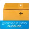 Quality Park 12 x 15-1/2 Clasp Envelopes, Clasp and Gummed Closures, for Oversized Papers, Drawings or Posters, 32 lb Kraft Paper, 100/Box (QUA37810)(10 x 15)