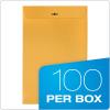 Quality Park 12 x 15-1/2 Clasp Envelopes, Clasp and Gummed Closures, for Oversized Papers, Drawings or Posters, 32 lb Kraft Paper, 100/Box (QUA37810)(10 x 15)