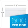 Quality Park #8 Double Window Envelopes, Self Seal Security Envelopes for QuickBooks Checks, 3 5/8″ x 8 11/16″, 24 lb White, 500 per Box (QUA50766)(500 Count (Pack of 1))