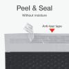 Quality Park Bubble Mailers, 6 x 9 Inch, White Poly Mailers, Padded Envelopes, Shipping Envelopes, Water Resistant, Self Seal, 50 Per Box (QUA85856), Plastic(Black)
