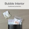Quality Park Bubble Mailers, 6 x 9 Inch, White Poly Mailers, Padded Envelopes, Shipping Envelopes, Water Resistant, Self Seal, 50 Per Box (QUA85856), Plastic(Black)