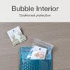 Quality Park Bubble Mailers, 6 x 9 Inch, White Poly Mailers, Padded Envelopes, Shipping Envelopes, Water Resistant, Self Seal, 50 Per Box (QUA85856), Plastic(Blue)