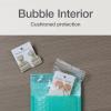 Quality Park Bubble Mailers, 6 x 9 Inch, White Poly Mailers, Padded Envelopes, Shipping Envelopes, Water Resistant, Self Seal, 50 Per Box (QUA85856), Plastic(Teal)
