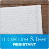 Quality Park Bubble Mailers, 8.25 x 11 Shipping Envelopes, Water Resistant White Poly Padded Envelopes, Redi-Strip Peel Off Closure, 25/Box (QUA85859)(White)