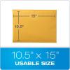 Quality Park Large Bubble Mailers, 10.5 x 15 Shipping Envelopes, Durable Brown Kraft Padded Envelopes, Redi-Strip Peel Off Closure, 25/Box (QUA85763)(10.5 x 15)