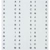 Redi-Tag Alphabetical Tabs, A – Z Pre-Printed Divider Tabs, Permanent Adhesive Index Labels,Divider Labels for School, Home and Office, 7/16″ x 1″, White, 104 Tabs Per Pack, (B31005)