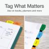 Redi-Tag Laser Printable Tabs, Permanent Index Tabs, Customizable Adhesive Labels, Assorted Pastel Colors, 1.125″ x 1.25″, 375 Per Pack (1006791)(Primary)