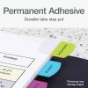 Redi-Tag Laser Printable Tabs, Permanent Index Tabs, Customizable Adhesive Labels, Assorted Pastel Colors, 1.125″ x 1.25″, 375 Per Pack (1006791)(Tropical)