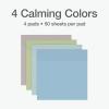 Redi-Tag Translucent Sticky Notes, Transparent Self-Stick Notes, 3″ x 3″, Pastel Colors, 8 Pads, 50 Notes Per Pad, 400 Sheets (1006595)(Calming)
