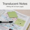 Redi-Tag Translucent Sticky Notes, Transparent Self-Stick Notes, 3″ x 3″, Pastel Colors, 8 Pads, 50 Notes Per Pad, 400 Sheets (1006595)(Calming)
