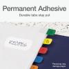 Redi-Tag Write-On Tabs, Permanent Adhesive Index Tabs, Assorted Primary Colors: Yellow, Orange, Red, Blue and Green, 1″ x 7/16″, 130 Pack (1009302)(Primary)