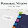 Redi-Tag Write-On Tabs, Permanent Adhesive Index Tabs, Assorted Primary Colors: Yellow, Orange, Red, Blue and Green, 1″ x 7/16″, 130 Pack (1009302)(Tropical)