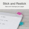 Redi-Tag Write-On Tabs, Repositionable Tabs for Binders and Planners, Removable Pop Up Tags, 4 Calming Colors, 1″ x 1.5″, 88 Per Pack (1006508)(4 Vivid Colors)