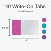 Redi-Tag Write-On Tabs, Repositionable Tabs for Binders and Planners, Removable Pop Up Tags, 4 Calming Colors, 1″ x 1.5″, 88 Per Pack (1006508)(4 Vivid Colors)
