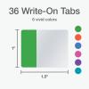 Redi-Tag Write-On Tabs, Repositionable Tabs for Binders and Planners, Removable Pop Up Tags, 4 Calming Colors, 1″ x 1.5″, 88 Per Pack (1006508)(6 Vivid Colors)