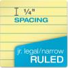 TOPS 63950 Docket Ruled Perforated Pads, 8 1/2 x 11 3/4, Canary, 50 Sheets (Pack of 12)(5 x 8 Inch)