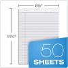 TOPS 8.5 x 11 Legal Pads, 6 Pack, Prism Brand, 2 Gray/2 Blue/2 Purple, Wide Ruled, 50 Sheets Per Writing Pad, Made in the USA (63116)(Assorted Pastels)
