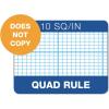 TOPS Cross-Section Pads, 8-1/2″ x 11″, Glue Top, Graph Rule (10 x 10), 50 Sheets (35101)(10 Squares/Inch 50 Sheets)