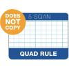 TOPS Cross-Section Pads, 8-1/2″ x 11″, Glue Top, Graph Rule (10 x 10), 50 Sheets (35101)(5 Squares/Inch)