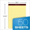 TOPS Docket Gold Writing Pads, 8-1/2″ x 11-3/4″, Legal Rule, Canary Paper, 50 Sheets, 6 Pack (99707), Original Version(6 Pack Of 50 Sheets)