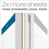 TOPS Docket Writing Pads, 8-1/2″ x 11-3/4″, Legal Rule, White Paper, 3-Hole Punched, 100 Sheets, 3 Pack (63393)(8-1/2″ x 11-3/4″)