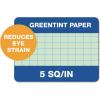 TOPS Engineering Computation Pad, 8-1/2″ x 11″, Glue Top, 5 x 5 Graph Rule on Back, Green Tint Paper, 3-Hole Punched, 200 Sheets (35502)(200 Sheets)