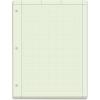 TOPS Engineering Computation Pad, 8-1/2″ x 11″, Glue Top, 5 x 5 Graph Rule on Back, Green Tint Paper, 3-Hole Punched, 200 Sheets (35502)(200 Sheets)