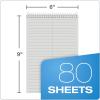 TOPS Prism Steno Books, 6″ x 9″, Gregg Rule, Gray Paper, 80 Sheets, Perforated, 4 Pack (80274)(Gray)