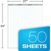 TOPS Standard Easel Pads, 3-Hole Punched, 27 x 34 Inch, 1″ Grid, White, 50 Sheets/Pad, Carton of 2 Pads (7902)(2-Count)