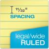 TOPS The Legal Pad Writing Pads, 8-1/2″ x 14″, Canary Paper, Legal Rule, 50 Sheets, 12 Pack (7572)(8-1/2 x 14)