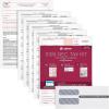 Adams 1099 NEC Forms 2021, Tax Kit for 12 Recipients, 5 Part Laser 1099 Forms, 3 1096, Self Seal Envelopes & Tax Forms Helper Online (TXA12521-NEC)(2021 (Old Version))