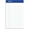 Ampad 5 x 8 Legal Pad, Medium Rule Writing Pads, Red Margin, White, 50 Sheets per Writing Pad, 12 Pack (20-304)
